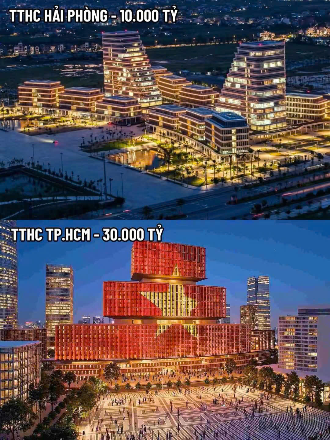 🔥 TOP 2 Trung Tâm Hành Chính Hoành Tráng Nhất Việt Nam – Biểu Tượng Mới Của Kỷ Nguyên Phát Triển 🇻🇳