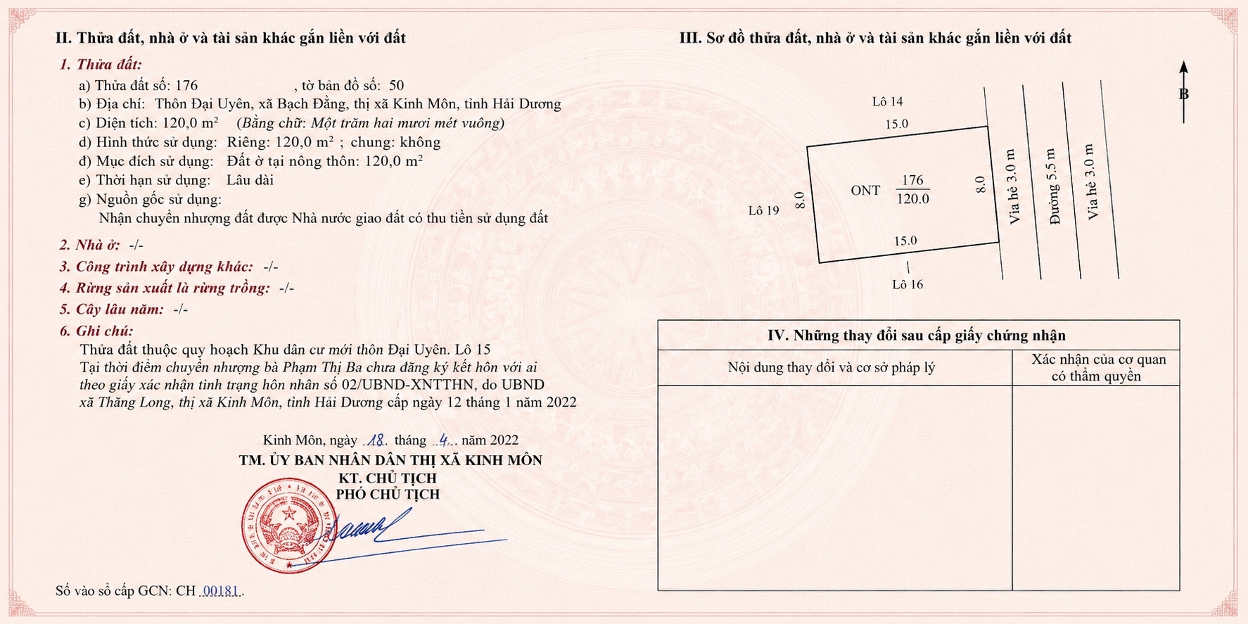 📍 Đất Sổ Đỏ Đại Uyên – Khu Dân Cư Mới – 120m², Thế Đất Đẹp