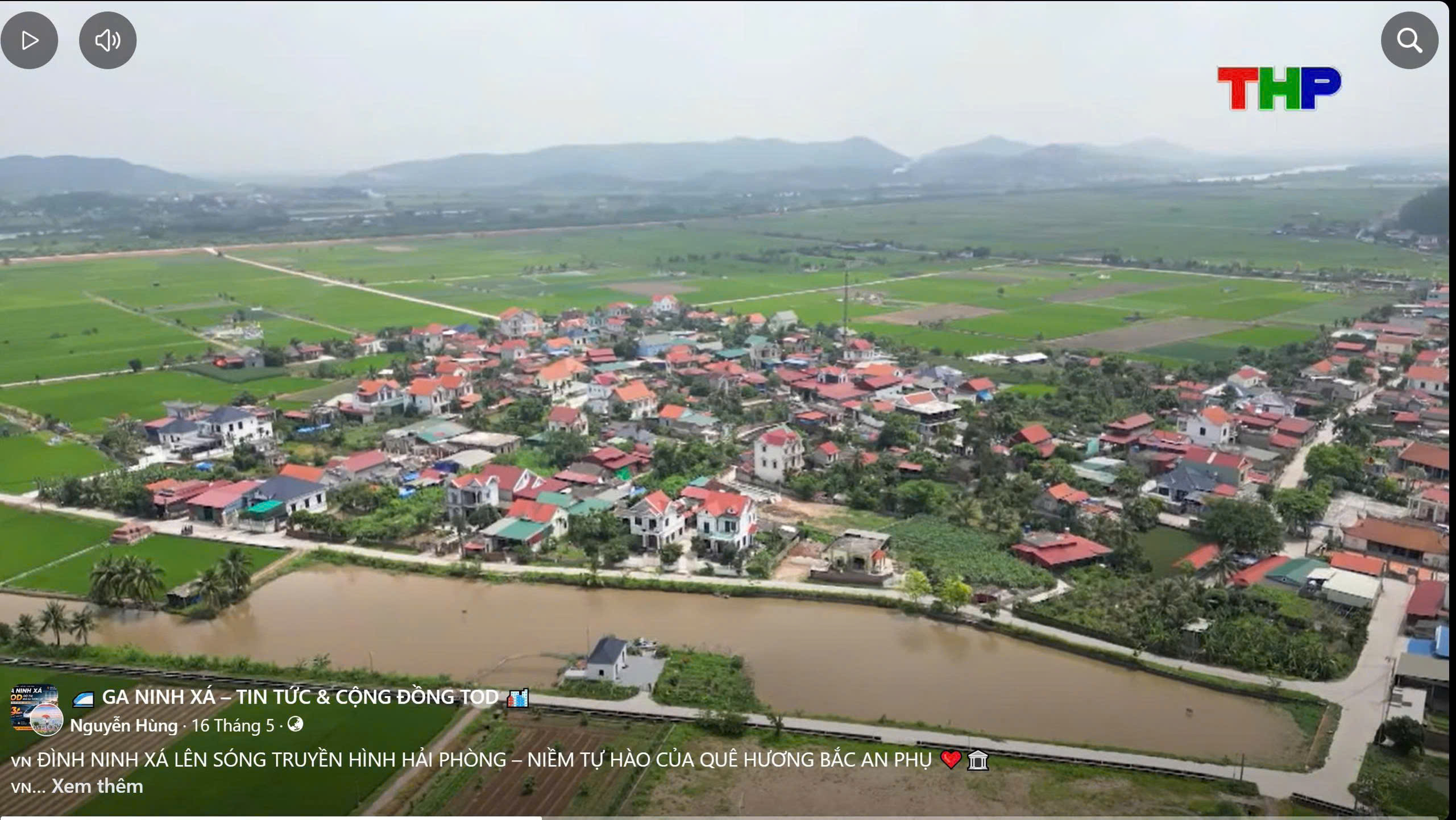 Flycam Ninh Xá — Toàn cảnh khu vực TOD
